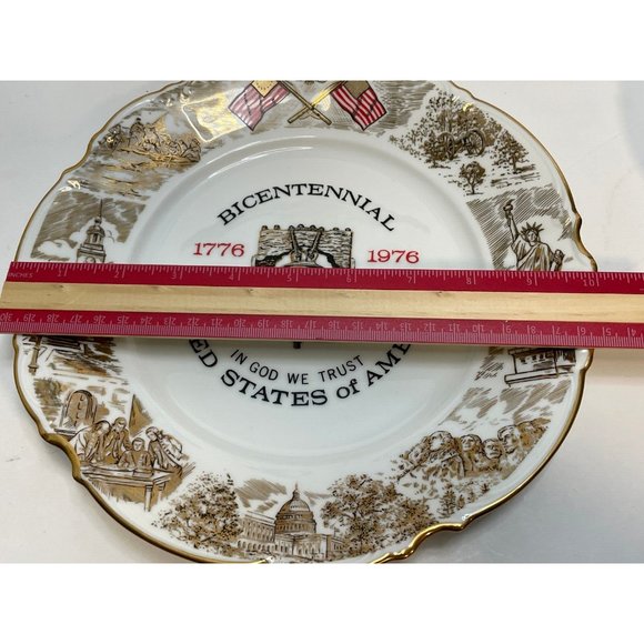 Edgewood Philadelphia Bicentennial Plate Liberty Bell Decorative 1976 - Picture 15 of 16